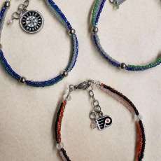Sports Beaded Bracelets/Anklets
