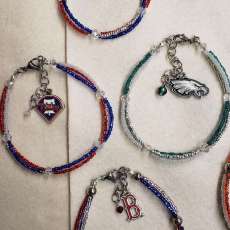 Sports Beaded Bracelets/Anklets