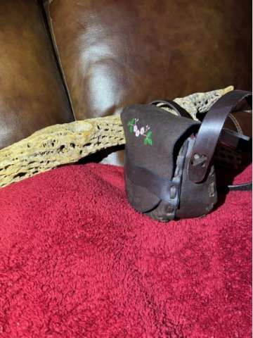 Cherry Blossom Dark Hand Bag