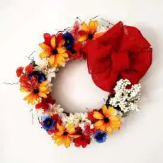 Floral Summer Wreath