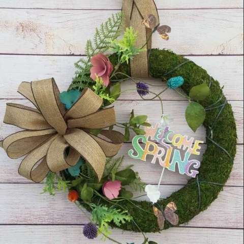 Mossy Spring Wreath