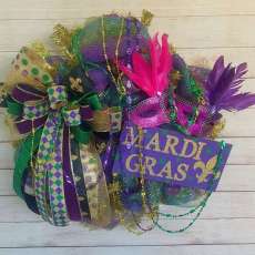 Beads and Masks For Mardi Gras