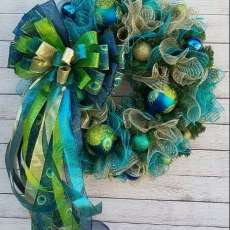 Large Peacock Wreath