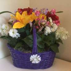 Medium Purple Basket