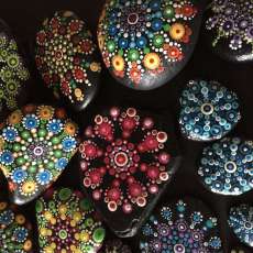 Hand Painted Mandala Stones
