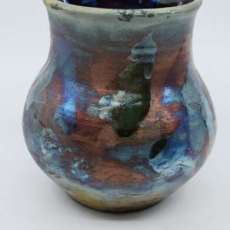 Raku Vase