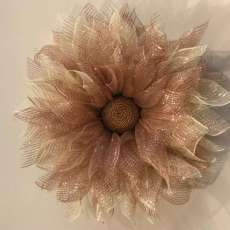 Rose Gold & Cream Flower