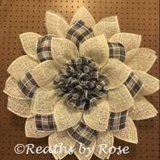 Black-White Flower Harvey Center