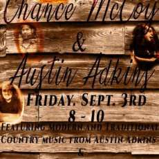Flyer For a Performance Where I Opened For Grammy Award Winning Arist, Chance McCoy.