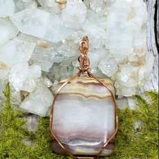 Wire Wrapped Rainbow Onyx