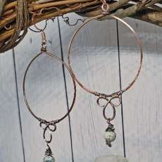 K2 Wire Hoop Earrings