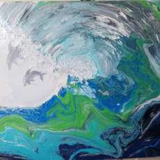 Dolphin in the Wave