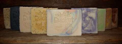 Group of Goat Milk Soaps