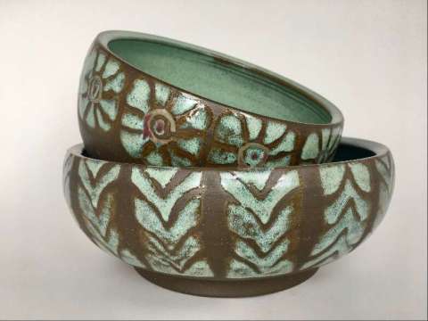 Stamped Nesting Bowls