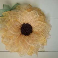 Yellow Flower Wreath