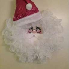 Christmas Santa Wreath