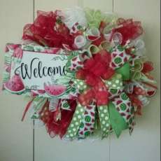 Summer Wreath, Watermelon