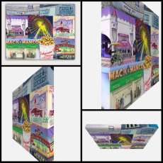 16x20 Ocean City, NJ Wrapped Canvas Art