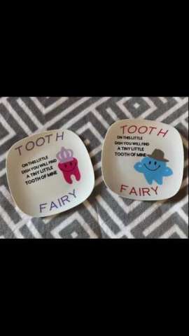 Tooth Fairy Plates