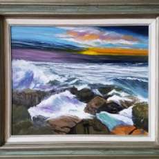 Rocky Coast at Sunset