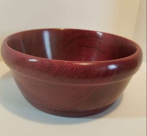 Purpleheart Wood Bowl