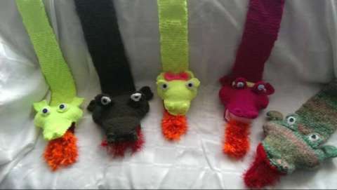 Fire Breathing Dragon Scarves For Toddlers