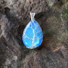 Opal Tree Pendant in .925