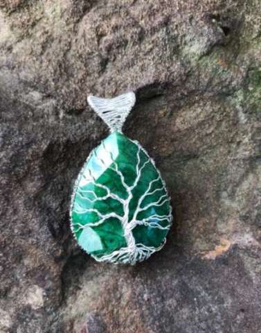 Emerald in Sterling Silver