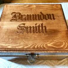 Customizable Wooden Stash Box