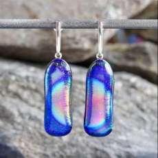 Peacock Long Drop Earrings