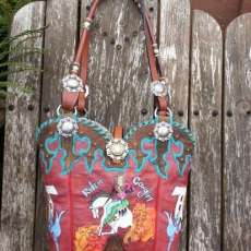 Bronco Billy cowboy boot purse