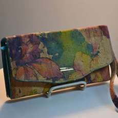 Triskele Wallet - Floral Cork