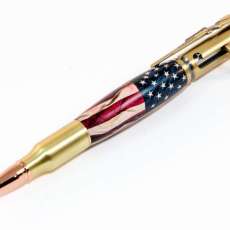 Patriotic Bolt Style Pen