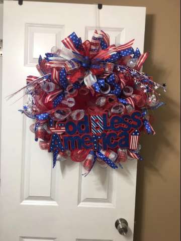Custom Patriotic Wreaths