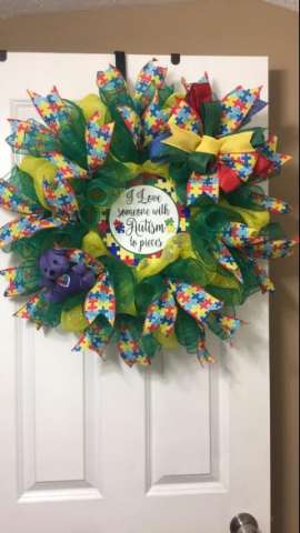 Custom Autism/Cause Wreaths