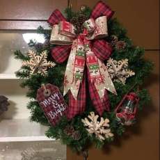 Custom Christmas Wreath