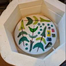 Just Finished Fusing...Tree Window Hangings & Pendant Jewelry.