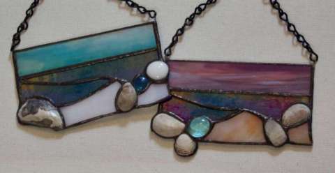 Stained Glass MINI Beach Scapes