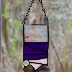 Stained Glass MINI Beach Scape