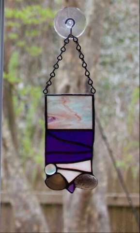 Stained Glass MINI Beach Scape