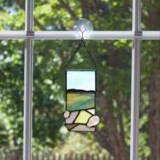 Stained Glass MINI Mountain Scape