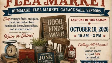 October Second Saturday Flea Market