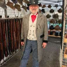 Top Hat We Made For MC at Gold Rush Days Dahlonega a