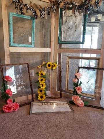 Repurposed Picture Frames