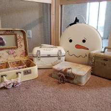 Repurposed Vintage Suitcases