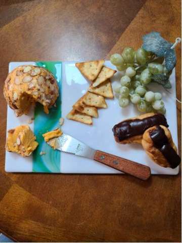 Cheese Board Showing Food