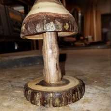 Hand Turned Mushrom