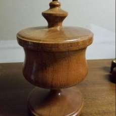 Hand Turned Lidded Vessel