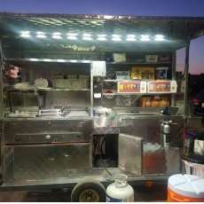 Trailer Setup at Baseball Tournament