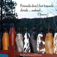 Handcrafted Beer Bottle Beverage Holders